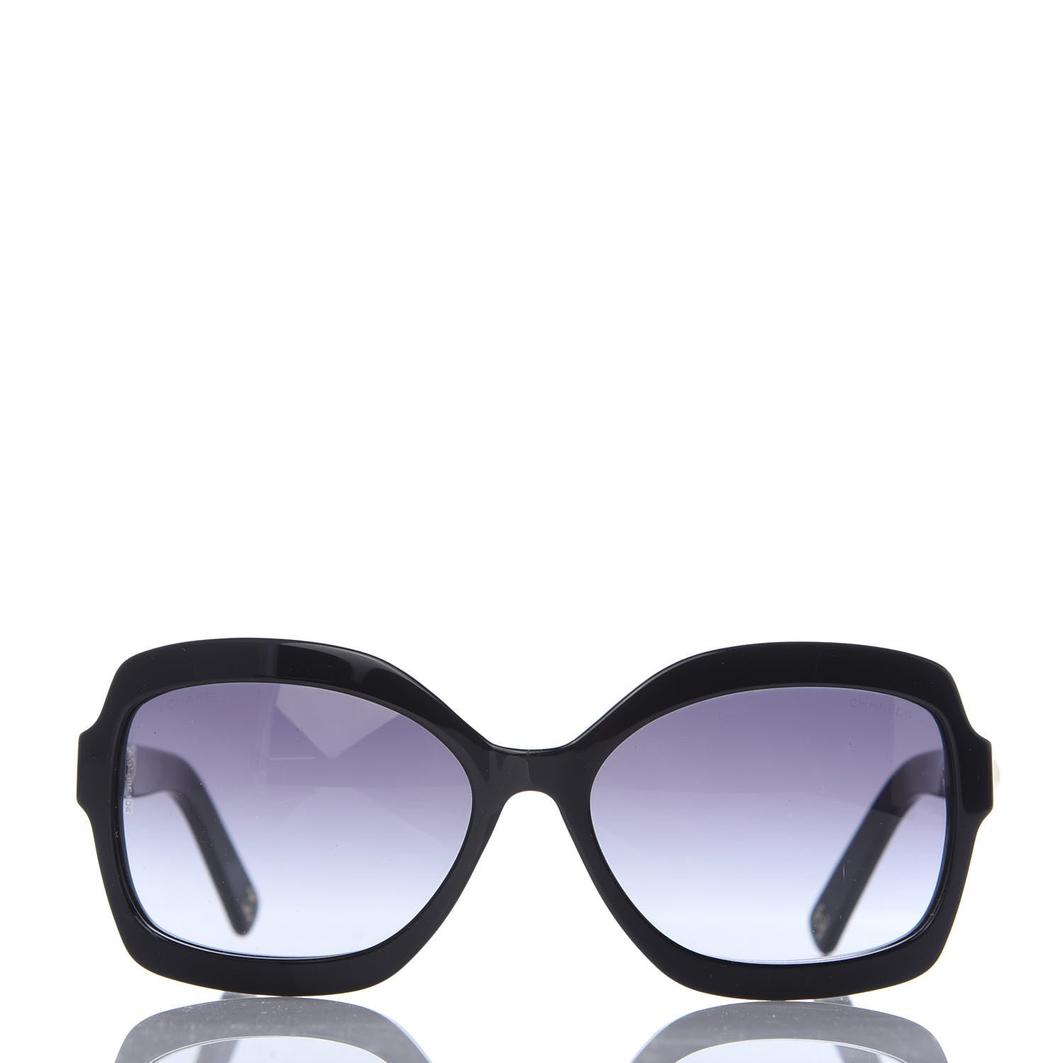 Chanel Acetate CC Pearl Sunglasses 5132-H Black 2 of 7