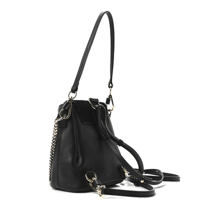 Chloe Suede Calfskin Mini Faye Backpack Black 1842665 – FASHIONPHILE