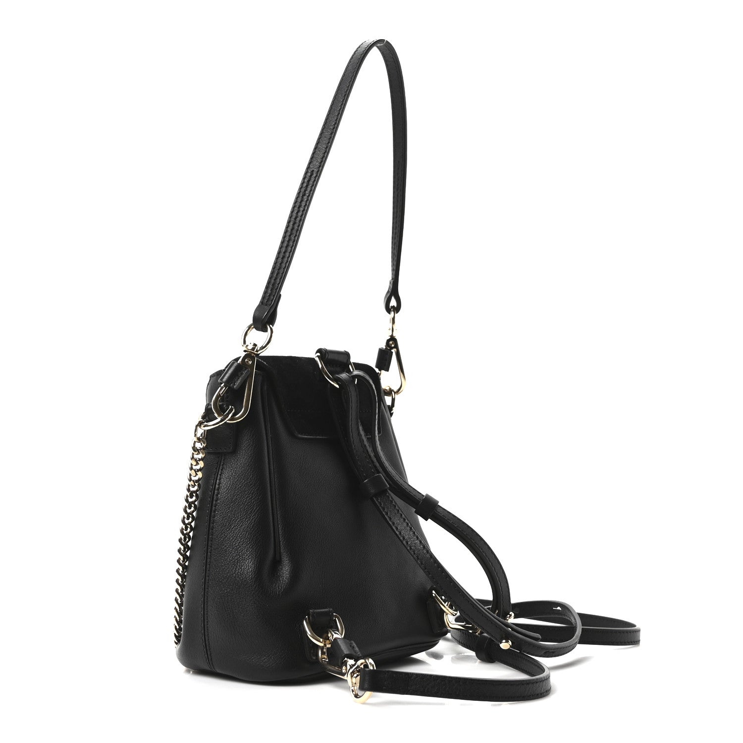 chloe mini backpack black Suede Calfskin Faye 1846228 FASHIONPHILE but mini Chlo Backpacks for Women |