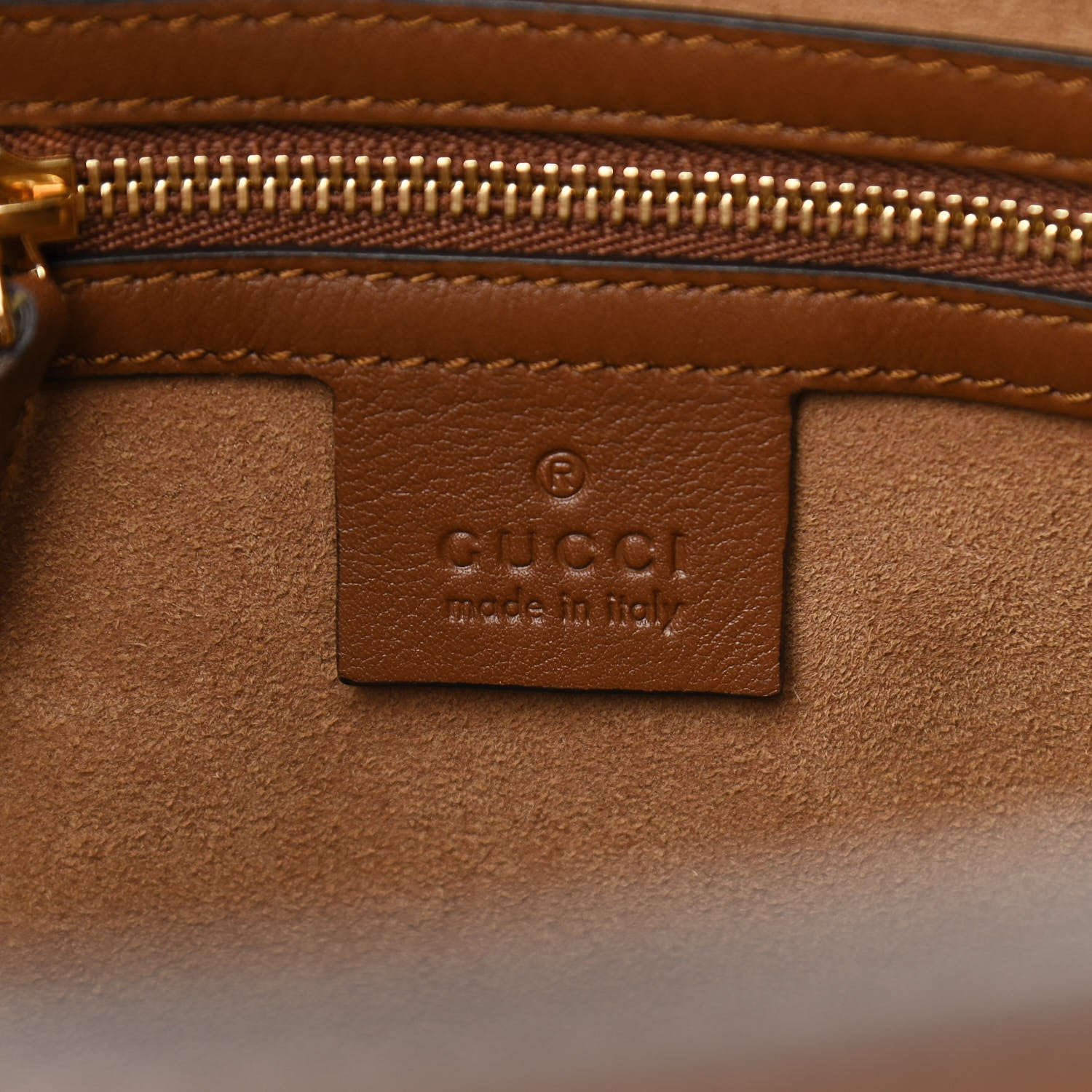 Gucci GG Supreme Monogram Large Linea A Hobo Light Brown 6 of 10
