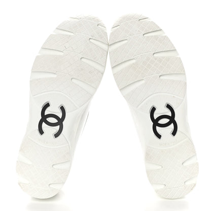 Chanel Patent Calfskin Mary Jane Strap Pumps 36.5 White 7 of 11