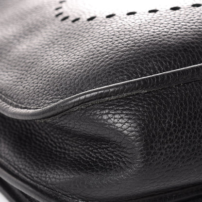 Hermes Taurillon Clemence Evelyne II GM Black 11 of 16