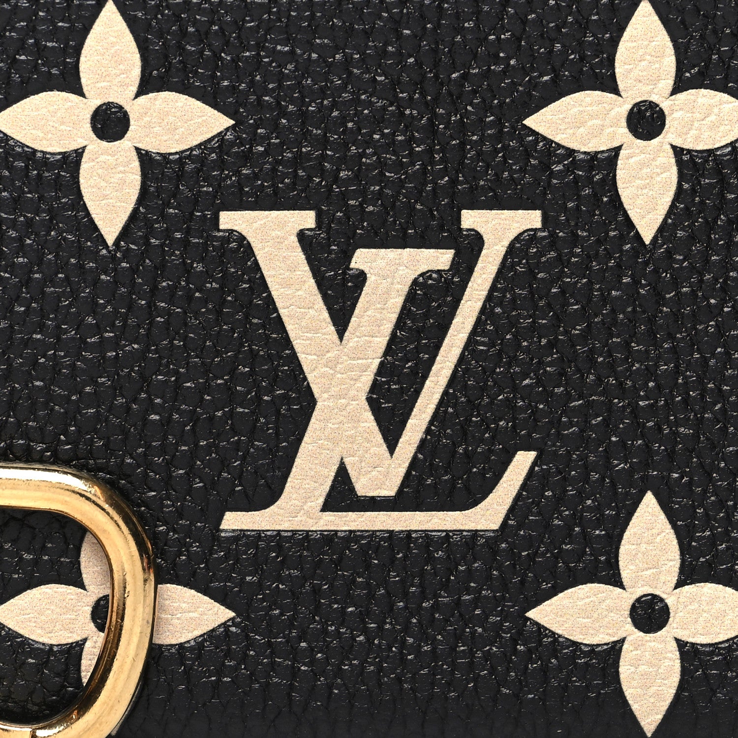 Louis Vuitton Empreinte Monogram Giant Key Pouch Black Beige 7 of 7