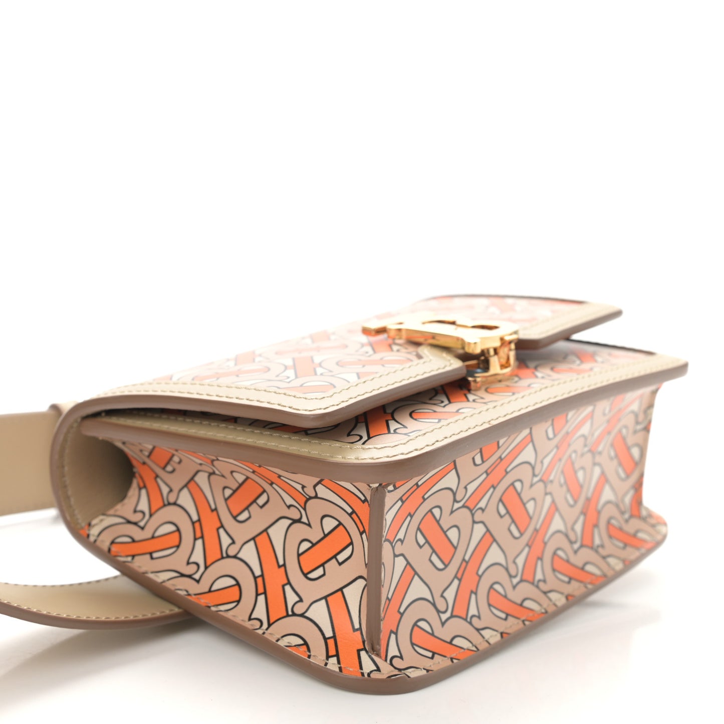 Calfskin Monogram TB Bum Bag Bright Orange