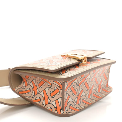 Burberry Calfskin Monogram TB Bum Bag Bright Orange 4 of 10