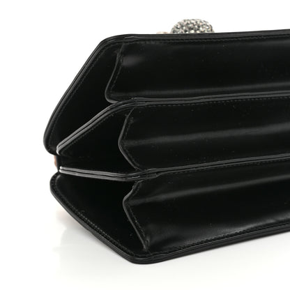 Gucci Calfskin Bamboo Mini Thiara Top Handle Bag Black 9 of 10