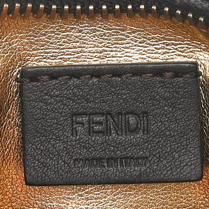 Fendi Vitello Grace Matte Nano Fendigraphy Hobo Charm Black 6 of 10