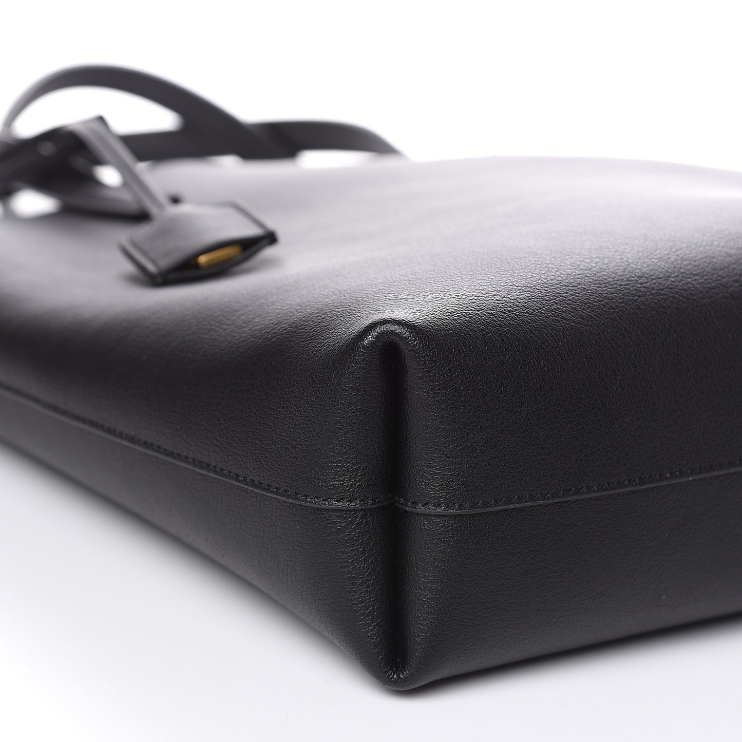 Calfskin Toy Shopping Tote Black