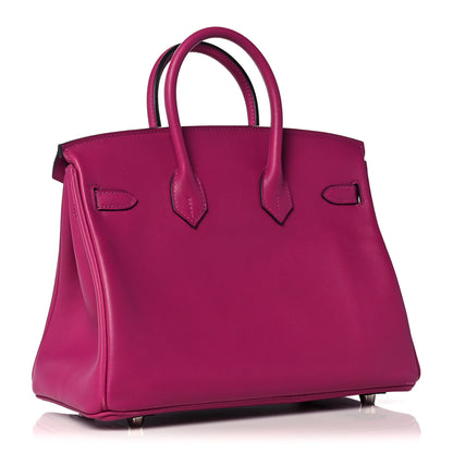 Hermes Swift Birkin 25 Rose Pourpre 3 of 34