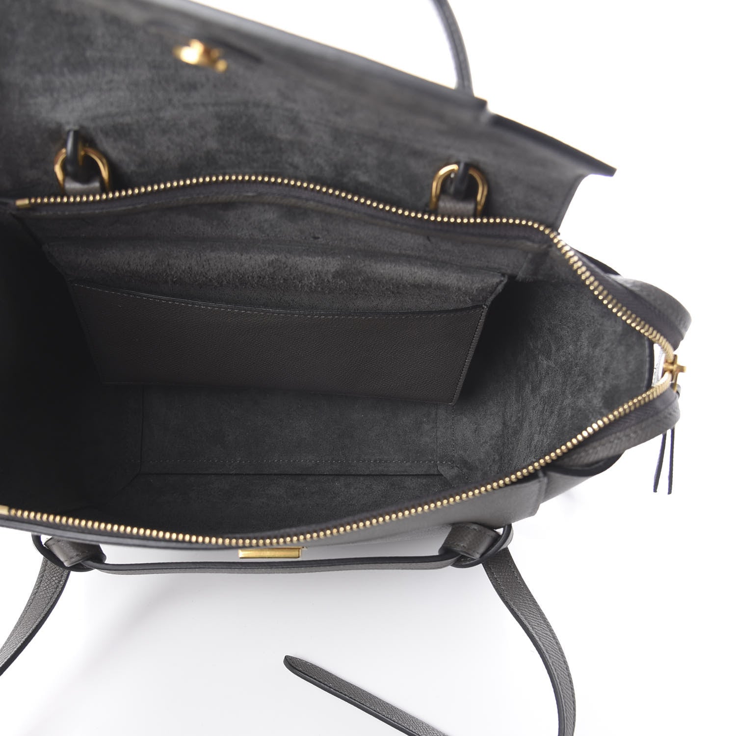 Celine Grained Calfskin Micro Belt Bag Grey 4 of 8