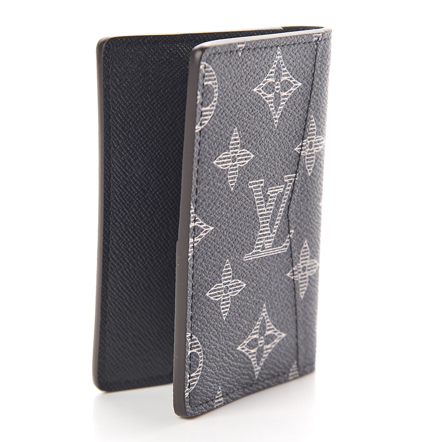 Louis Vuitton Savane Monogram Chapman Rhinoceros Pocket Organizer Encre 3 of 7