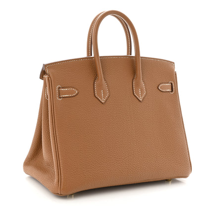 Hermes Togo Birkin 25 Gold 3 of 10