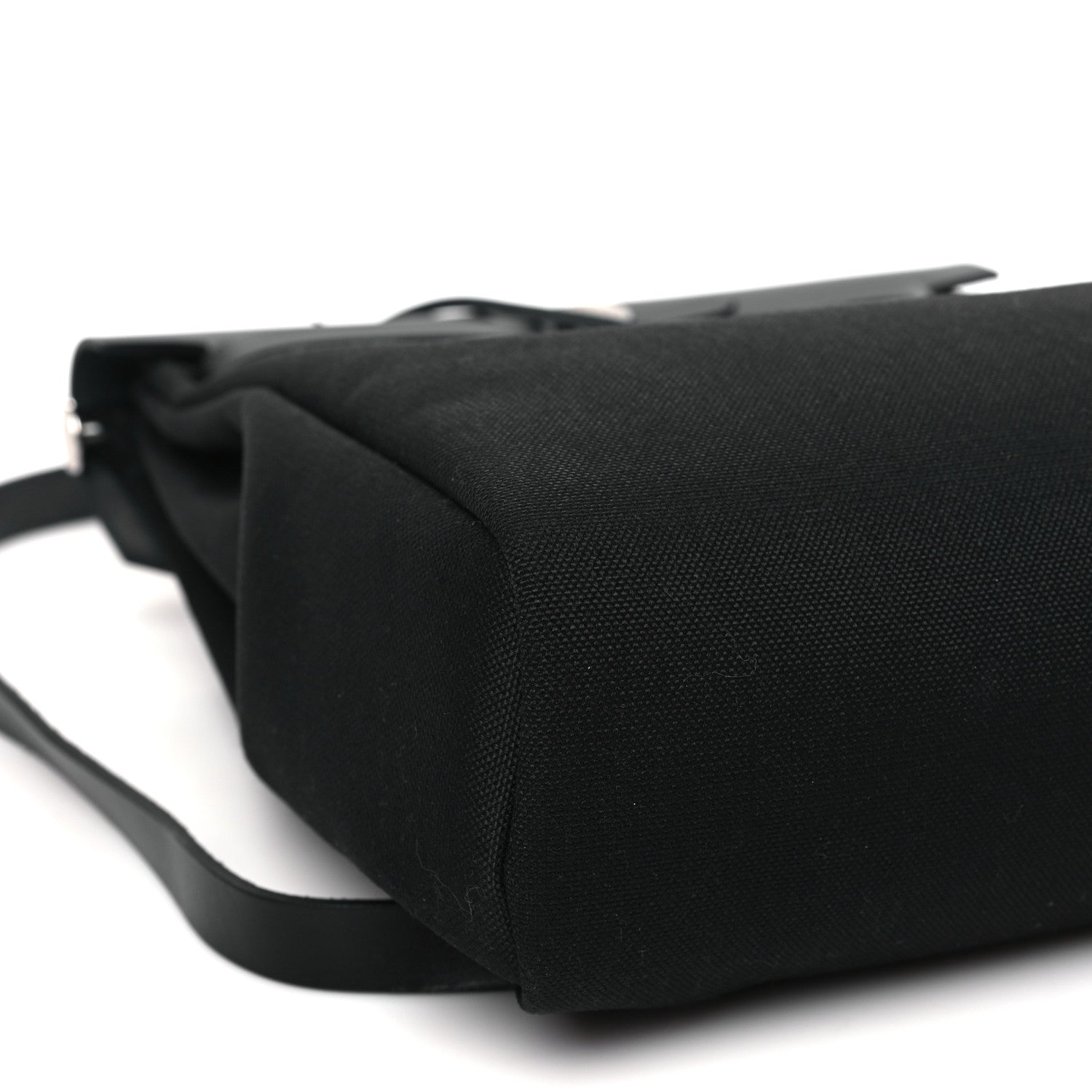 Hermes Military Toile Vache Hunter Herbag a Dos Zip Retourne Backpack Black 9 of 10