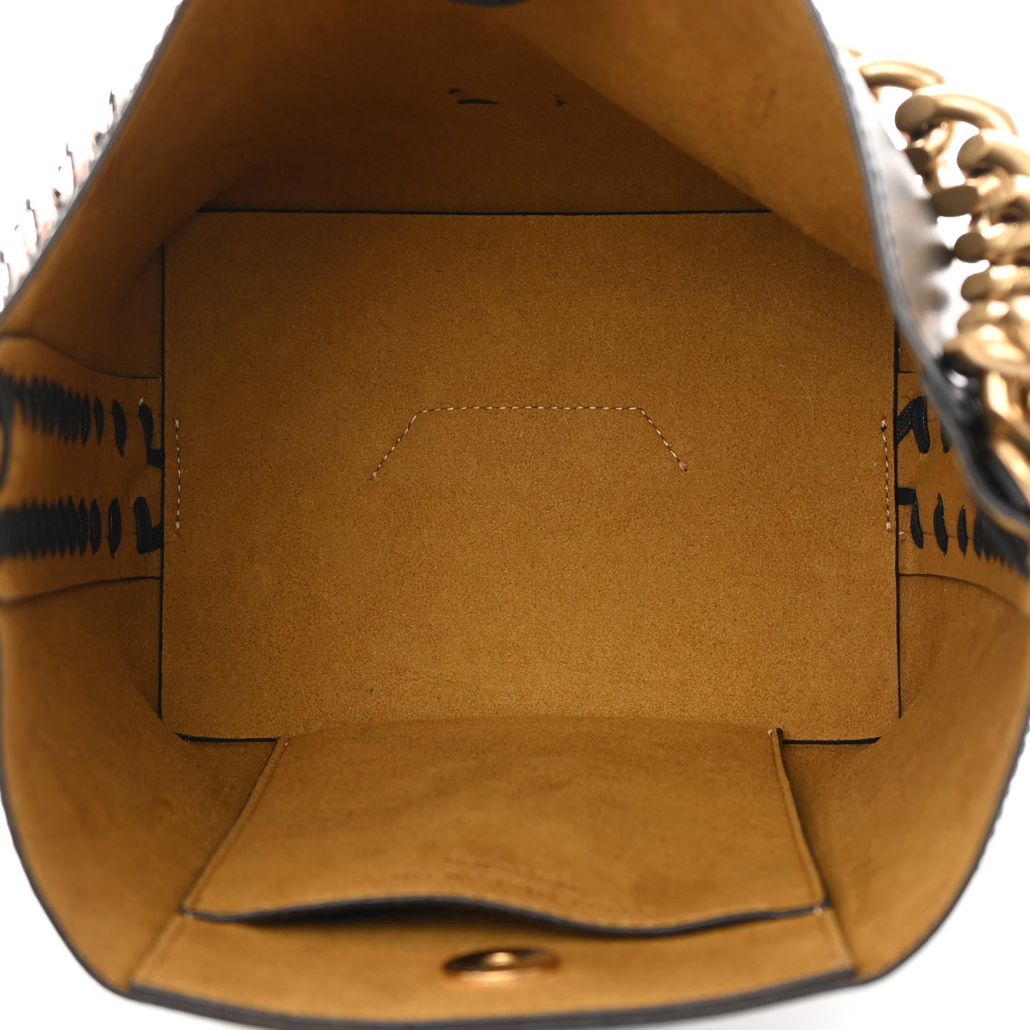 Stella McCartney Eco Alter Nappa Frayme Bucket Bag Black 5 of 11