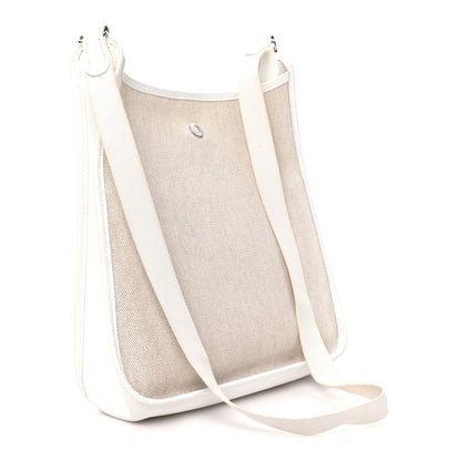 Hermes Toile H Ardennes Vespa PM White 3 of 11