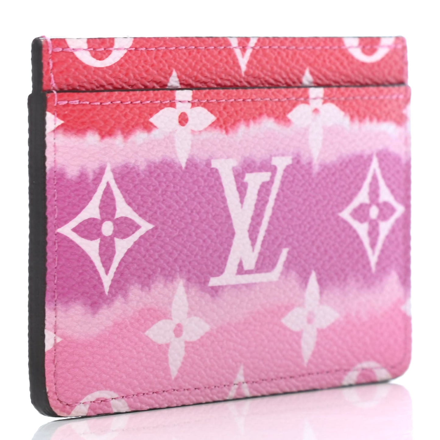 Monogram Escale Card Holder Rouge