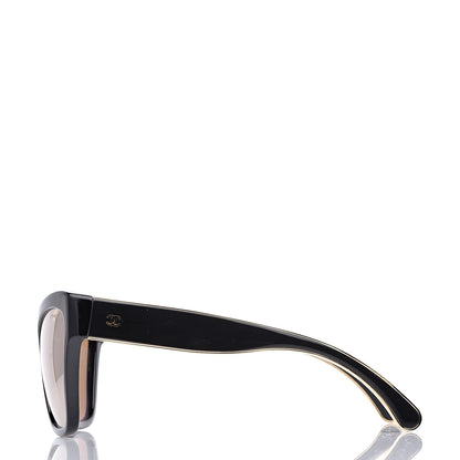 Chanel Acetate CC Cat Eye Sunglasses 5271 Black 3 of 6