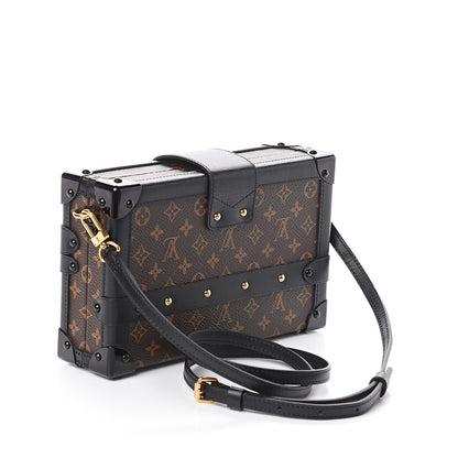 Louis Vuitton Monogram Petite Malle Black 2 of 7
