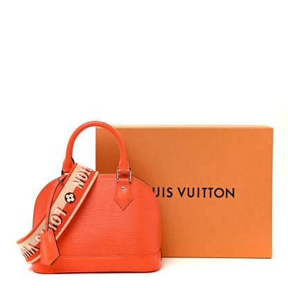 Louis Vuitton Epi Jacquard Alma BB Orange 12 of 12