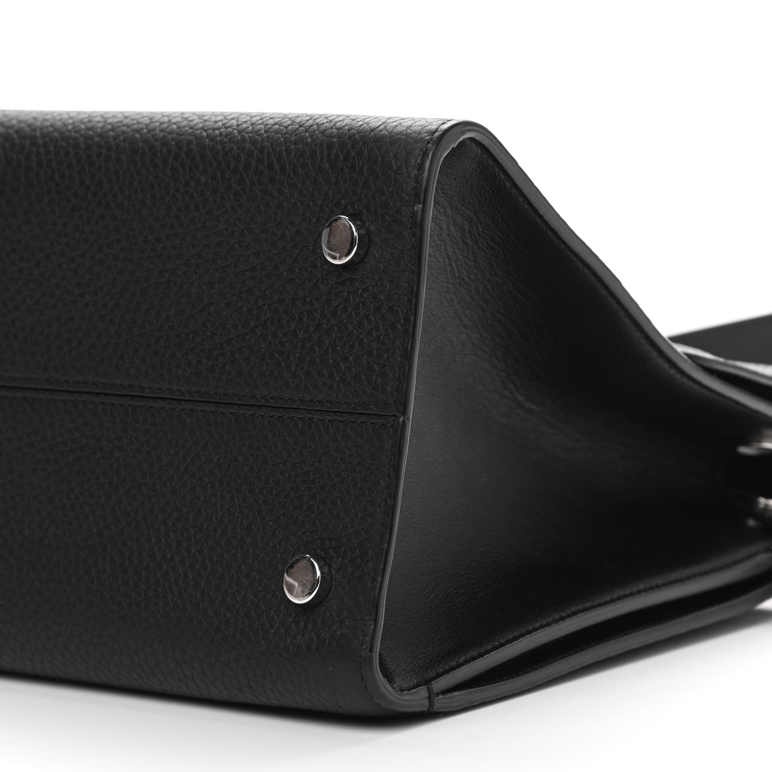Christian Dior Grained Calfskin Medium Diorever Flap Black 9 of 9