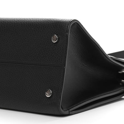 Christian Dior Grained Calfskin Medium Diorever Flap Black 9 of 9