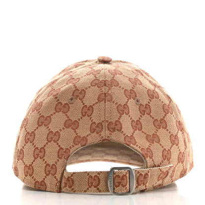 Gucci X MLB Monogram NY Yankees Baseball Hat 57-61 Beige Ruggine 5 of 9