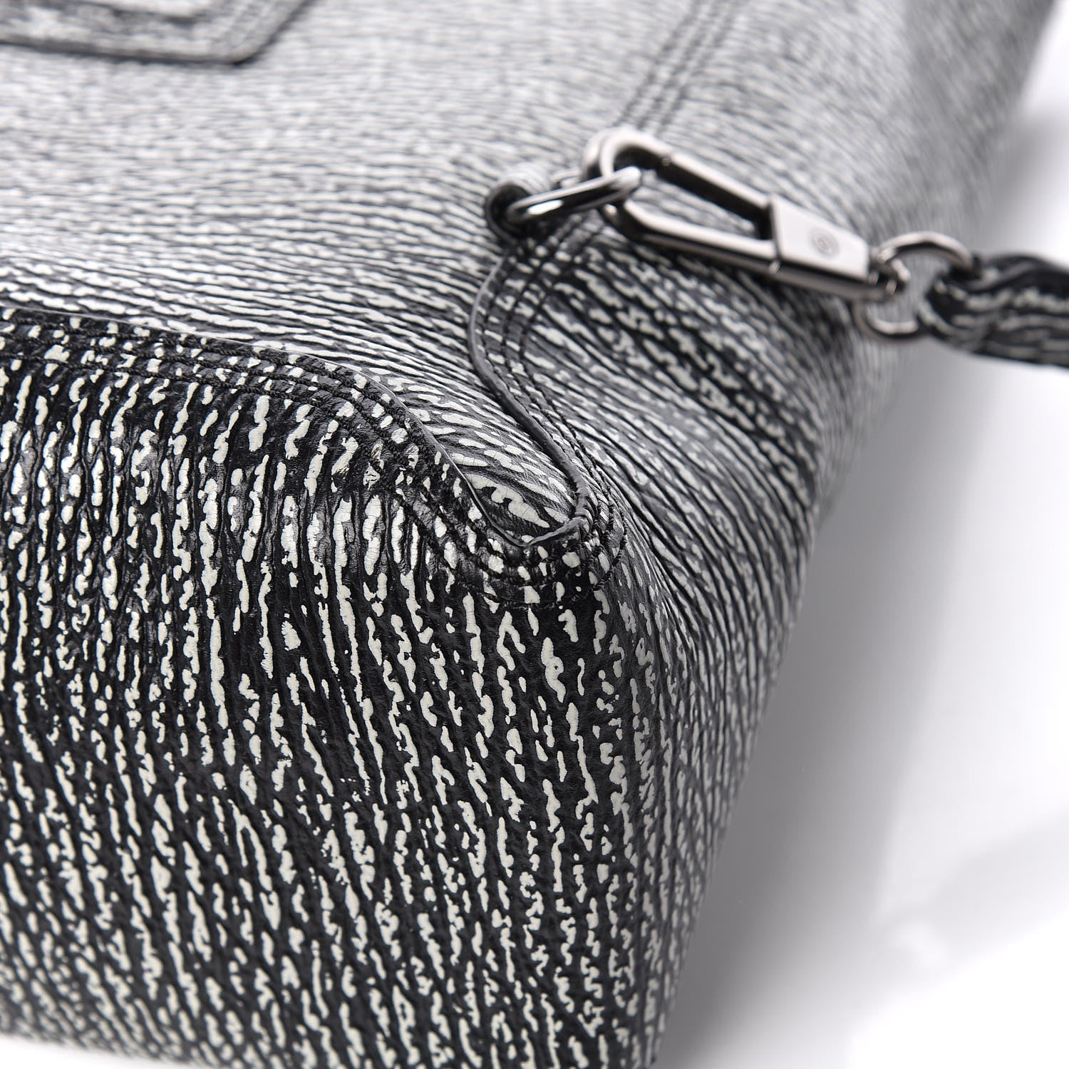 3.1 Phillip Lim 3.1 Textured Calfskin Pashli Backpack Black Cream 12 of 13