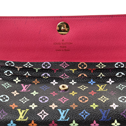 Louis Vuitton Monogram Multicolor Sarah Wallet Black Grenade 9 of 11