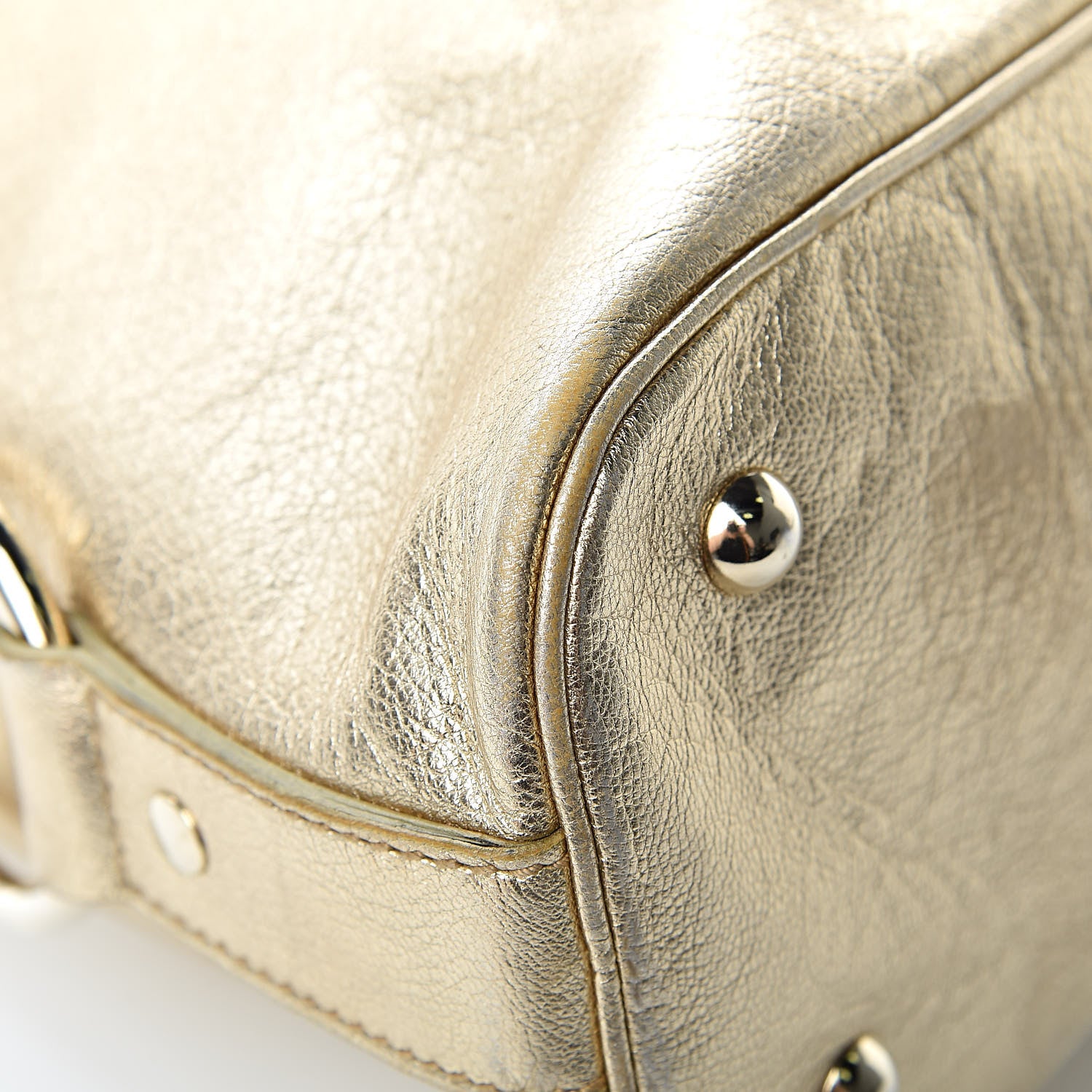 Saint Laurent Metallic Calfskin Medium Muse Gold 9 of 19