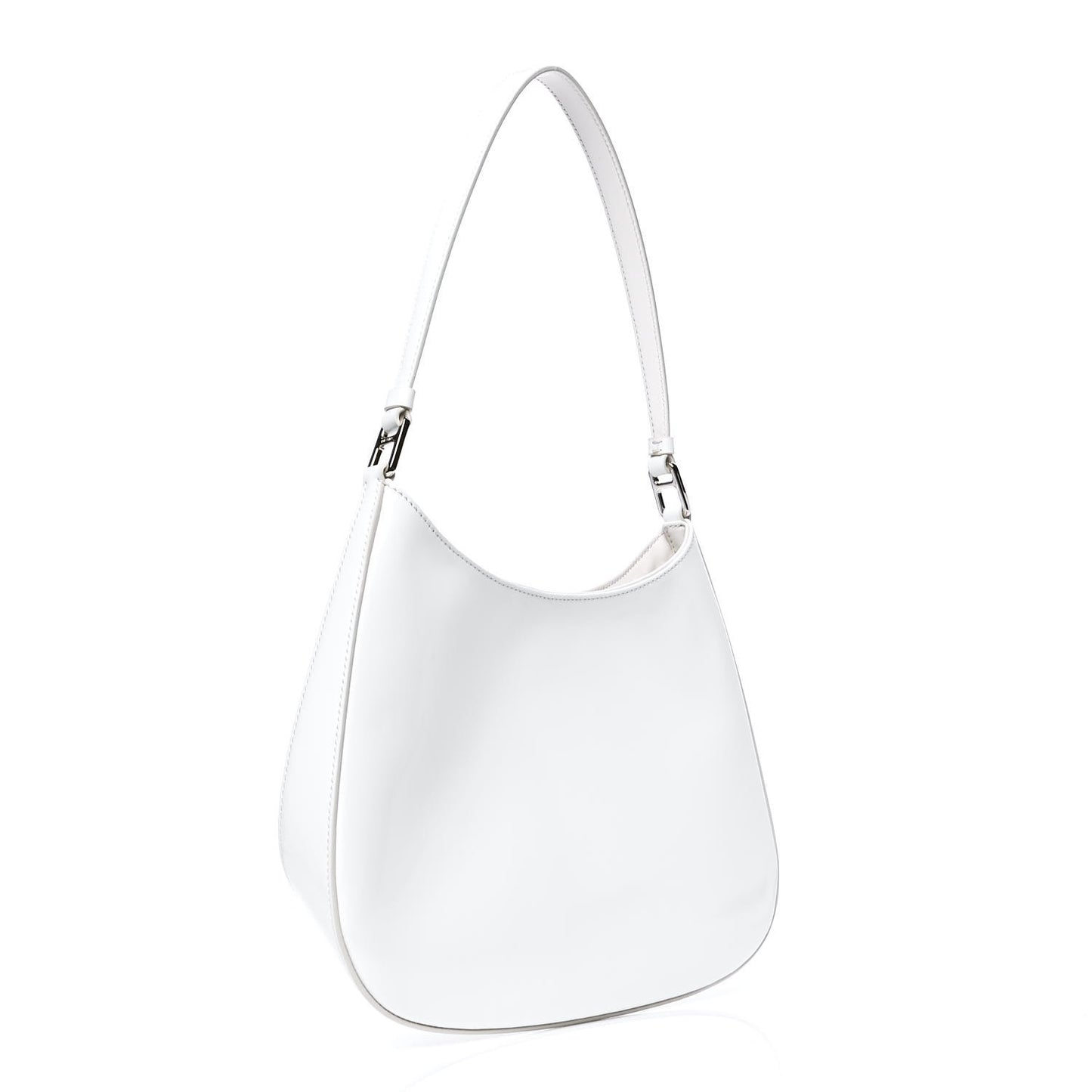 Spazzolato Cleo Shoulder Bag White