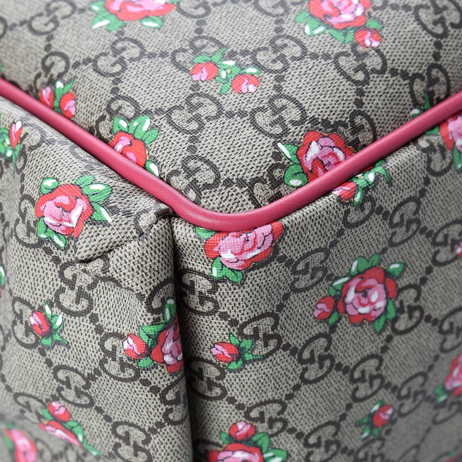 Gucci GG Supreme Monogram Rose Bud Diaper Bag Pink 15 of 15