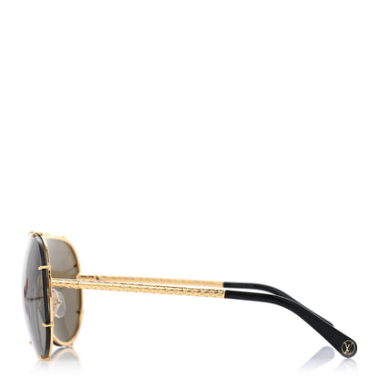 Louis Vuitton LV Drive Sunglasses Z0897E Gold 3 of 8