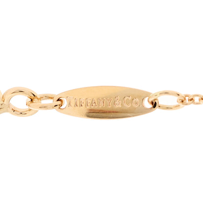 Tiffany 18K Rose Gold Diamond .03ct Elsa Peretti Diamonds by the Yard Pendant Necklace 4 of 7