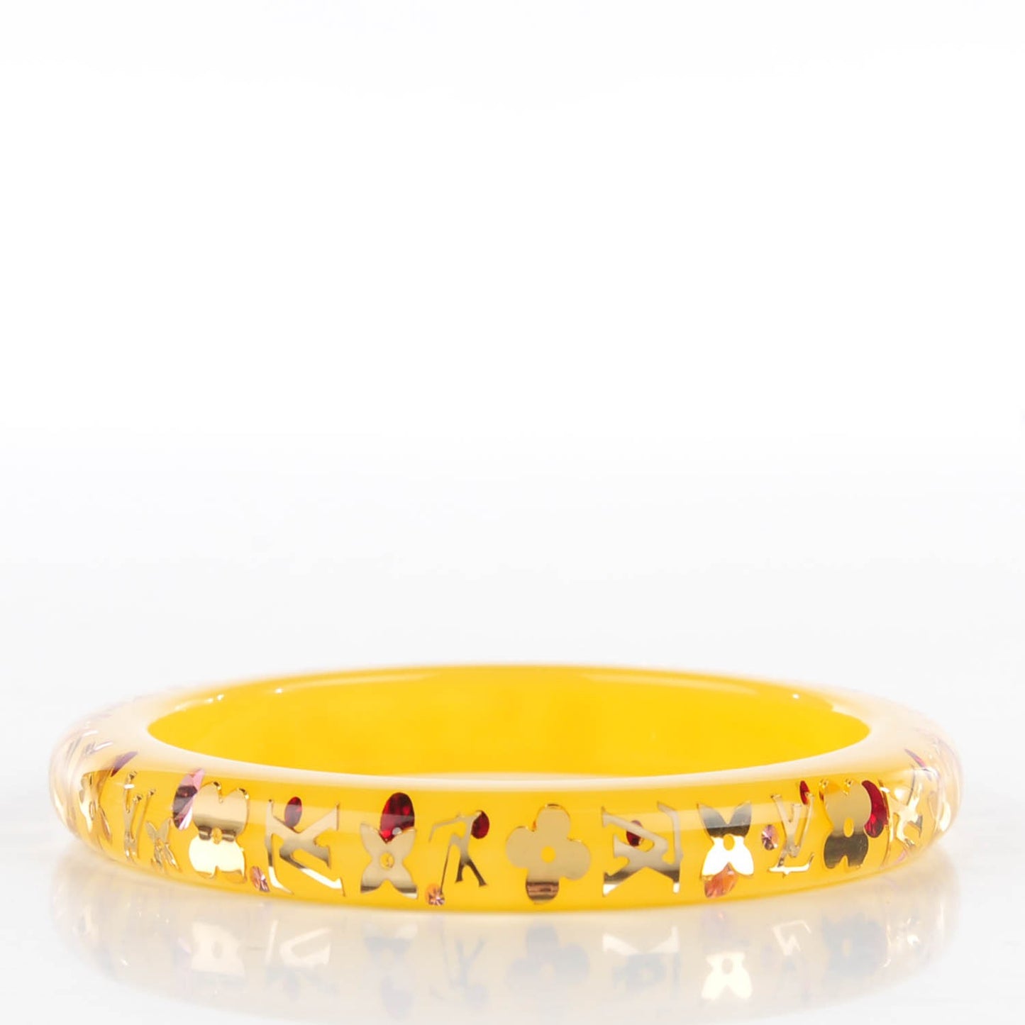Resin Swarovski PM Inclusion Bracelet M Yellow