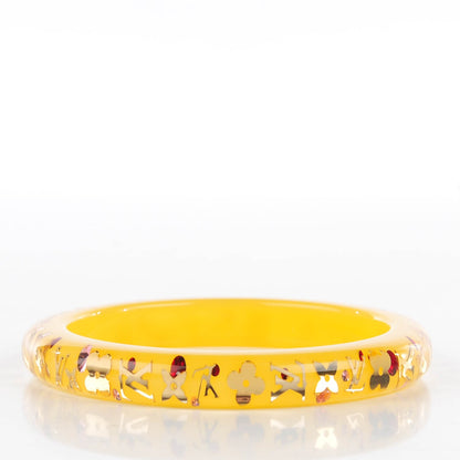 Louis Vuitton Resin Swarovski PM Inclusion Bracelet M Yellow 3 of 5