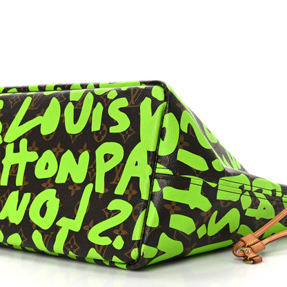 Louis Vuitton Monogram Graffiti Neverfull GM Green 8 of 8
