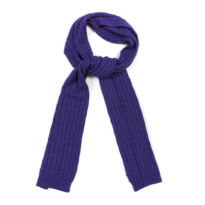 Gucci Wool Knit Shine Reg Scarf Parma Violet Dark Purple 1 of 4