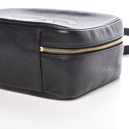 Chanel Caviar CC Vanity Cosmetic Case Black 6 of 12