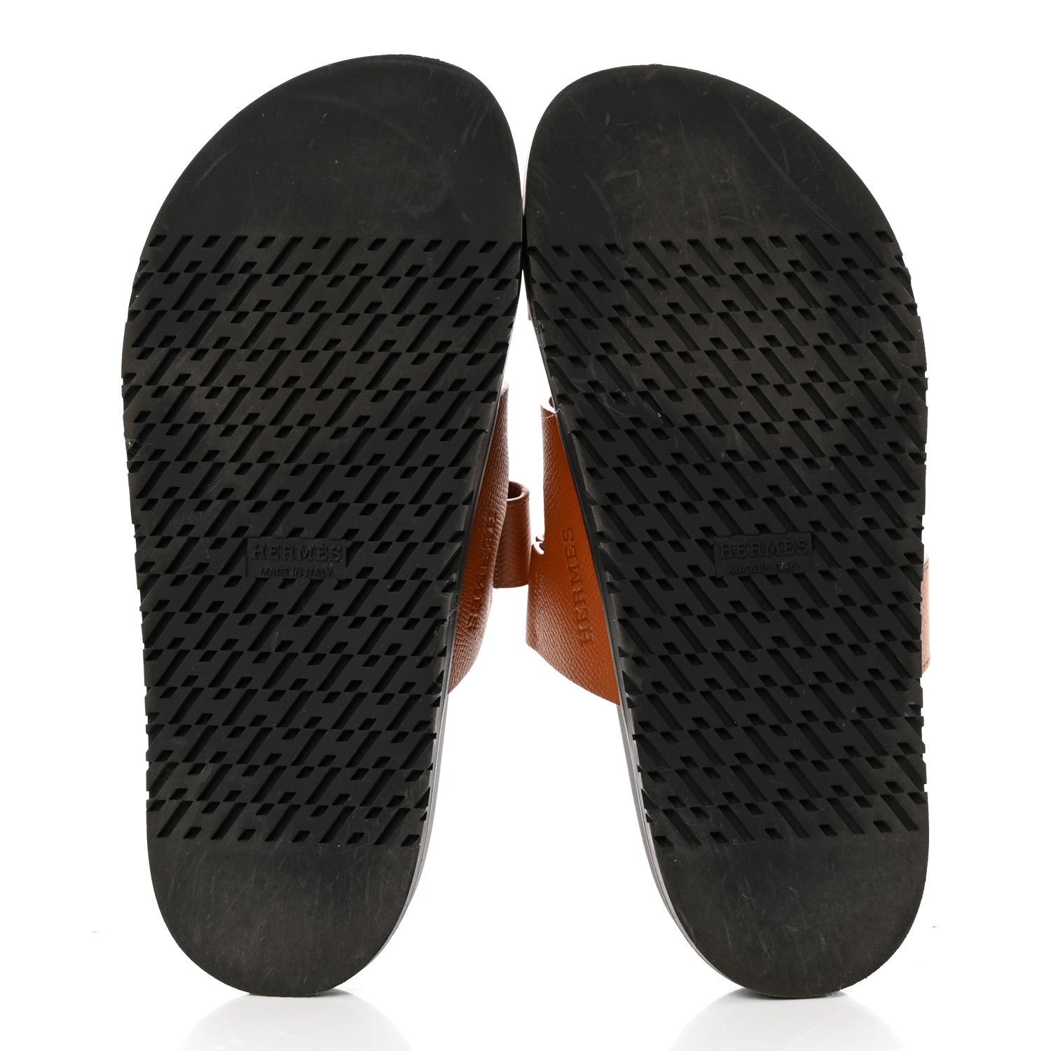 Hermes Epsom Womens Chypre Sandals 38 Natural 5 of 11