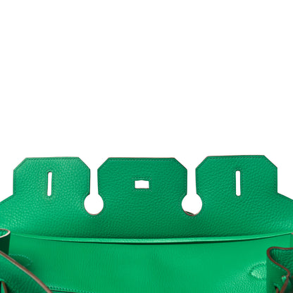 Hermes Taurillon Clemence Birkin 35 Menthe 19 of 34