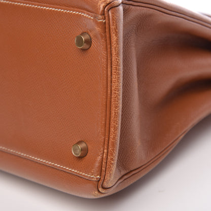 Hermes Courchevel Kelly Retourne 35 Gold 40 of 40