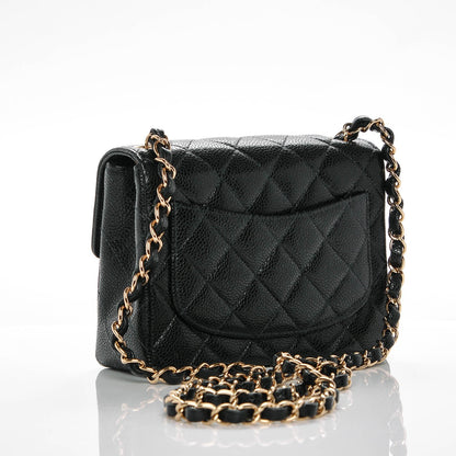 Chanel Caviar Quilted Mini Square Flap Black 3 of 6