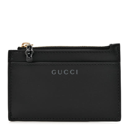 Gucci Calfskin Bamboo Coin Purse Black 1 of 9