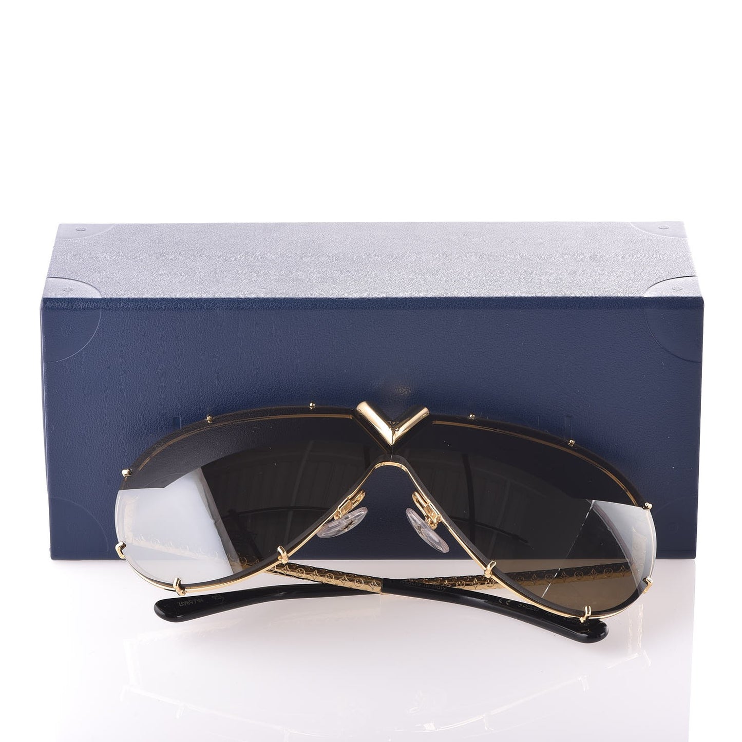 Metal LV Drive Sunglasses Z0897W Black Gold