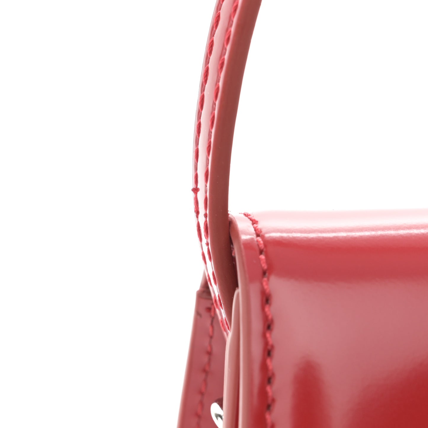 Smooth Calfskin Le Bambino Long Red
