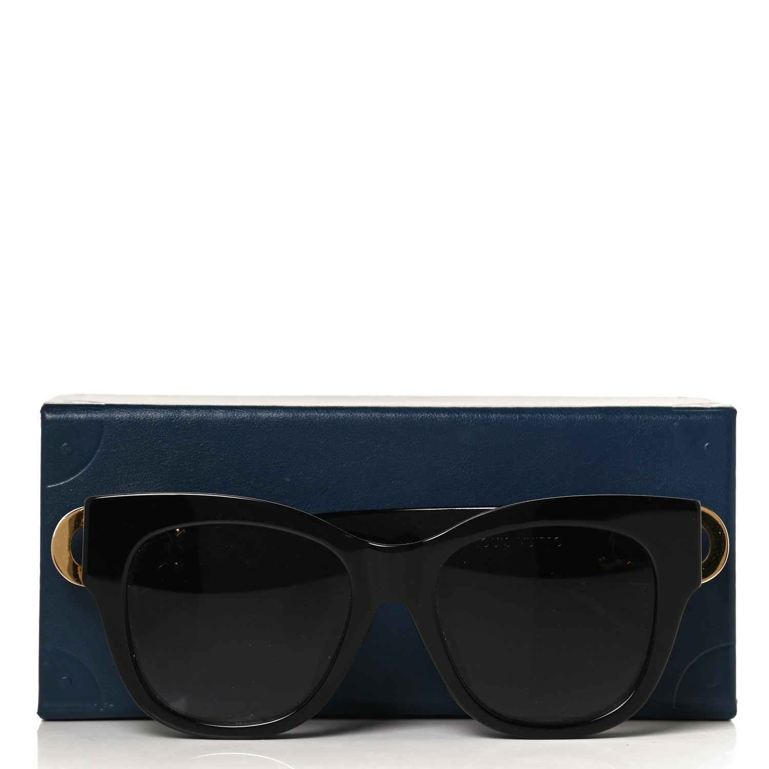 Louis Vuitton Acetate LV Link Square Sunglasses Z1478E Black 8 of 8