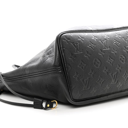 Louis Vuitton Empreinte Monogram Giant Neverfull MM Black 8 of 9
