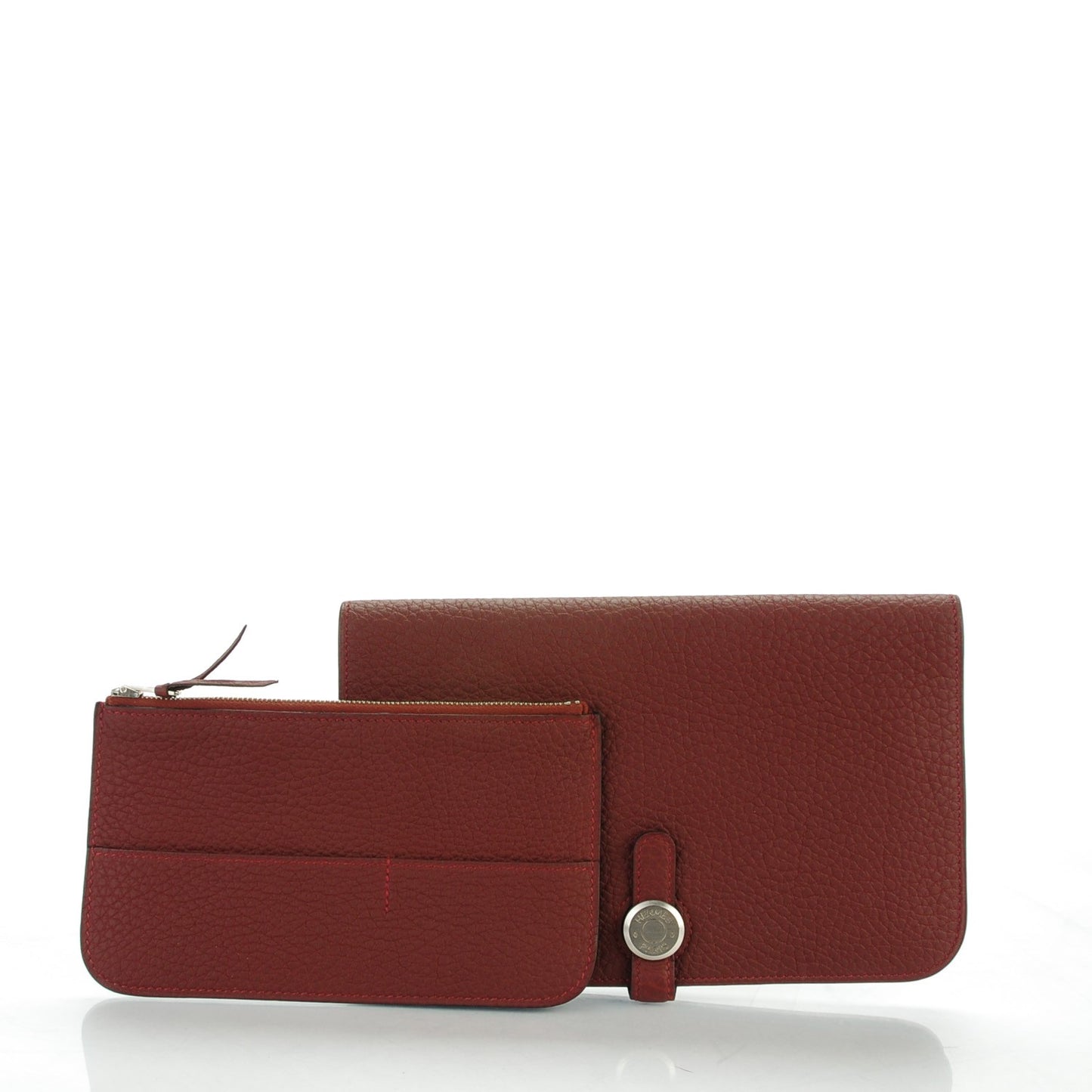 Togo Dogon Duo Wallet Rouge H
