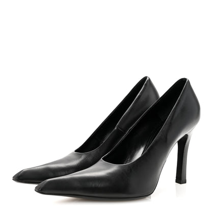 Balenciaga Distressed Calfskin Odeon 100mm Pumps 38 Black 4 of 10