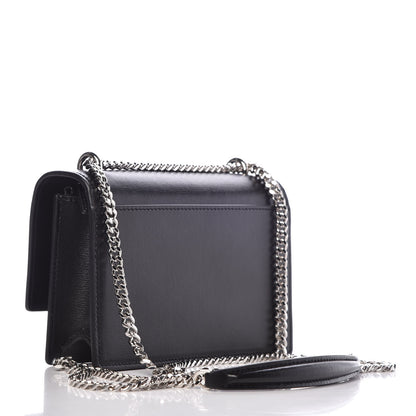 Saint Laurent Calfskin Monogram Sunset Chain Wallet Black 3 of 7